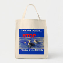 ARRÊTER LE Sac fourre-tout de pollution plastique