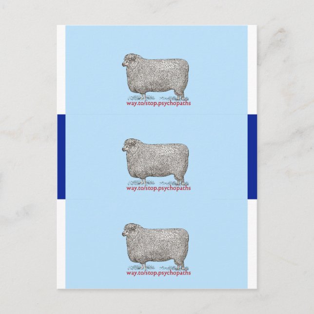 Arrêter les Cartes de visite de psychopathes (Devant)