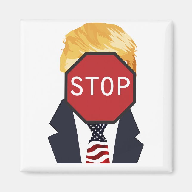 Arrêter Trump Magnet (Devant)