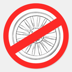 Arrêtez de jouer les autocollants "Wagon Wheel"