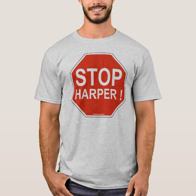 Arrêtez le T-shirt de harpiste (Devant)