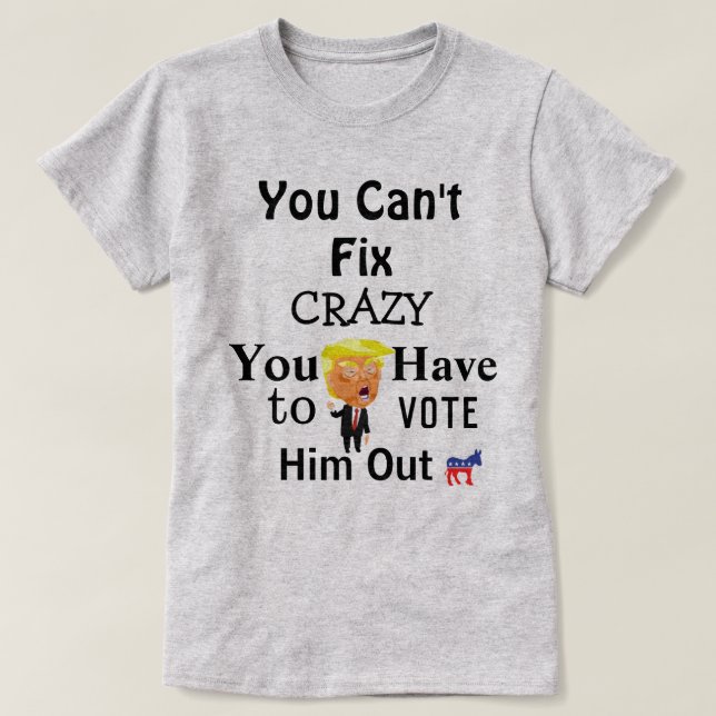 Arrêtez Le T-Shirt De La Folie (Design devant)