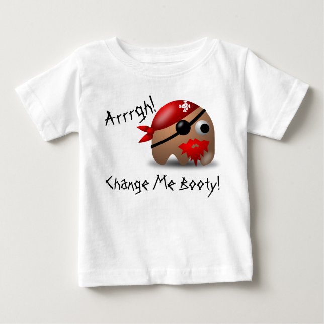 Arrgh! Hintern ändern Baby T-shirt (Vorderseite)