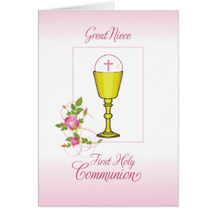 Arrière-petite-nièce rose Première Communion, Cali
