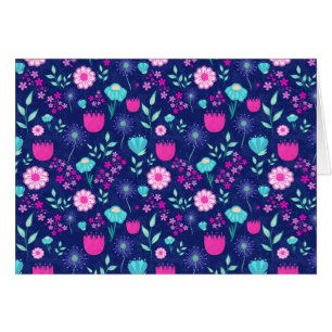 Arrière - plan à motif floral mignon