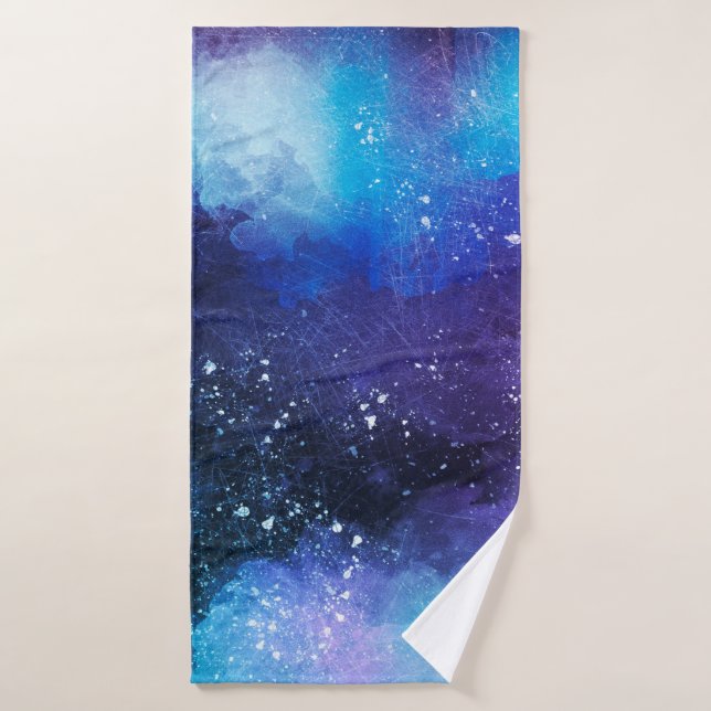 Arrière - plan art aquarelle abstraite (Serviette de bain)