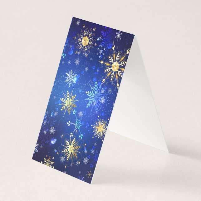Arrière - plan Bleu XMAS avec des flocons de neige (Back)