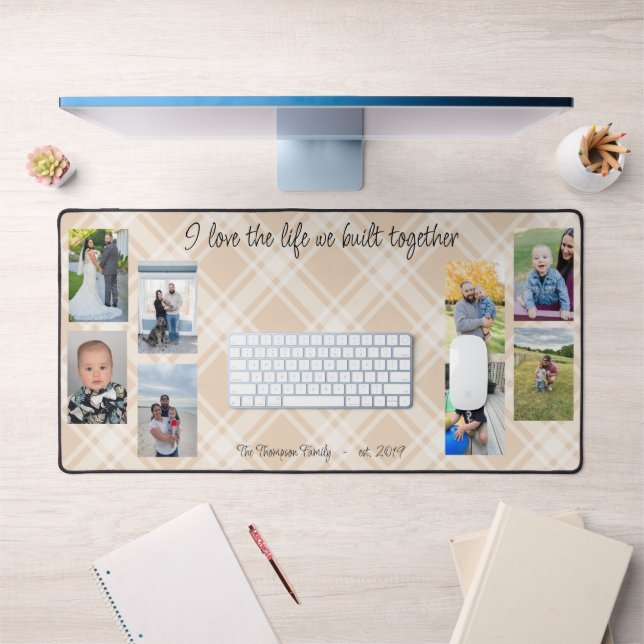 Arrière - plan de collage photo de famille (Bureau 1)