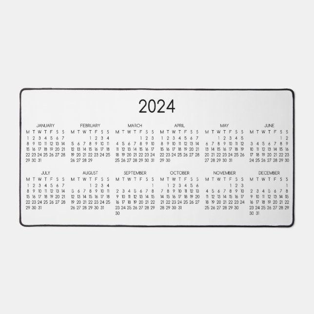 arrière - plan de couleur blanche du calendrier 20 (Recto)