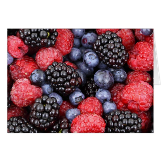 Arrière - plan de fruits de forêt (Devant horizontal)