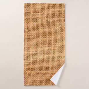 arrière - plan de tissu de burlap Brown ou tissu d