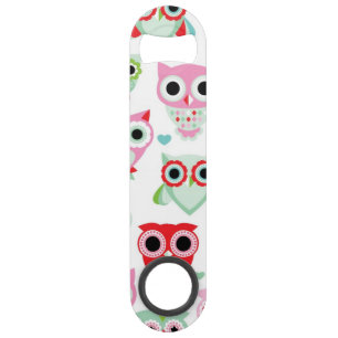 arrière - plan en pastel de hibou de couleur de