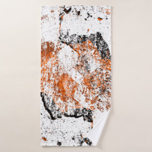 Arrière - plan grunge brun foncé. Noir blanc orang