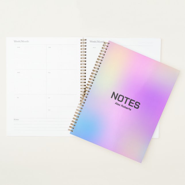 Arrière - plan holographique coloré n° 3 (Devant avec enveloppe)