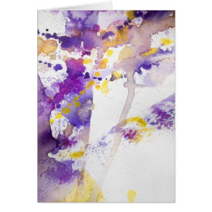 arrière - plan jaune et pourpre d'aquarelle