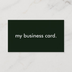 Arrière - plan noir, ma carte de visite