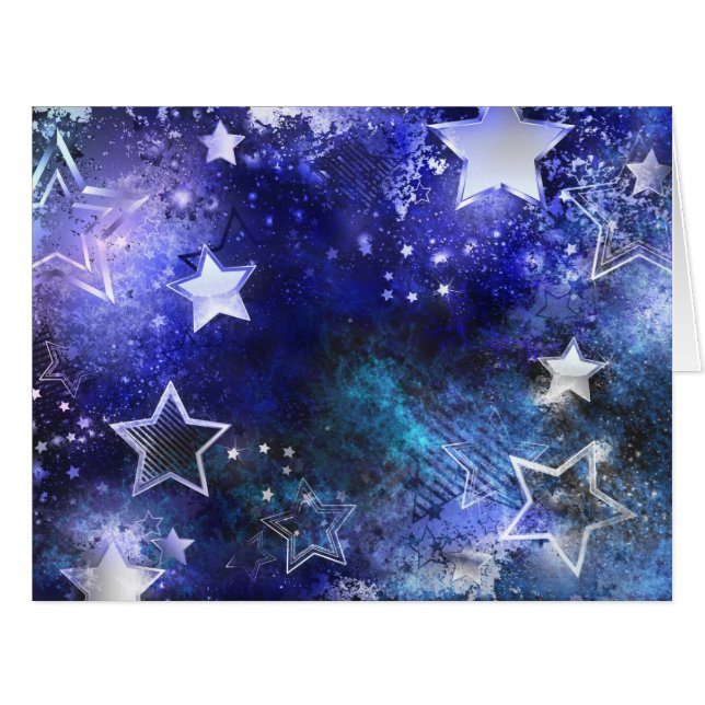 Arrière - plan spatial avec étoiles (Devant horizontal)