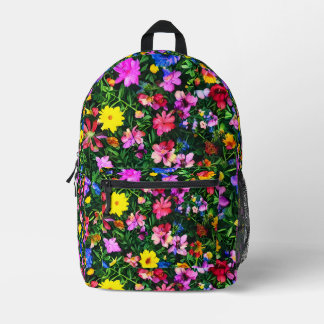 Arrière-plans floraux : sac à dos floral vibreux