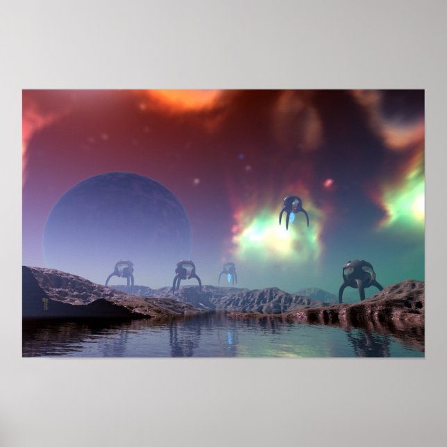 Arrivée Version 5.0 (18" x 12") Affiche d'art (Devant)