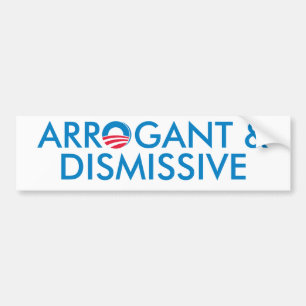Arrogant u. abweisend autoaufkleber