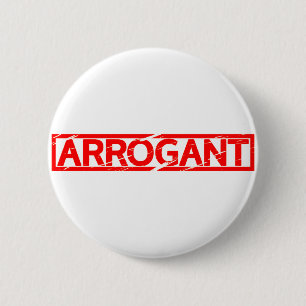 Arrogante Briefmarke Button