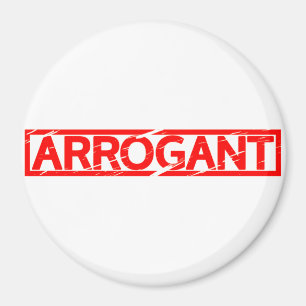Arrogante Briefmarke Magnet