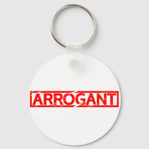 Arrogante Briefmarke Schlüsselanhänger