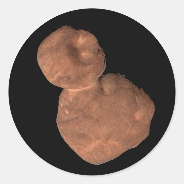 Arrokoth Kuiper Belt Object Runder Aufkleber (Vorderseite)