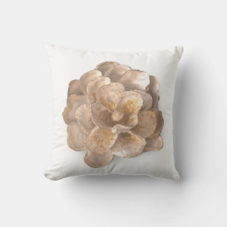 Arrondi Coussin Oyster Shell Blossom Blanc et Or