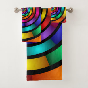 Arrondi et psychédélique coloré Art moderne fracta