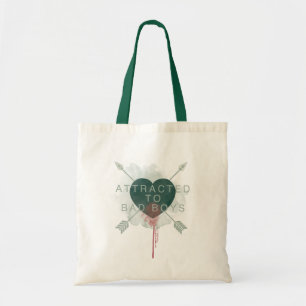 Arrow "Attracted To Bad Boys" Pierced Heart Tragetasche