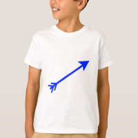 Arrow Blue 35deg Das MUSEUM Zazzle Geschenke