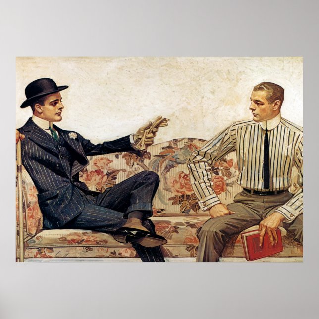 Arrow Collar Inserat, 1912 von Leyendecker Poster (Vorne)