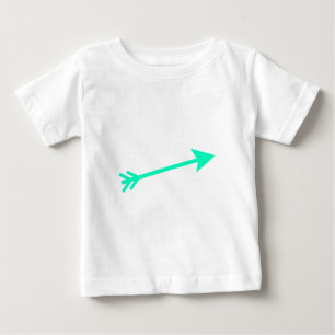 Arrow Cyan 15deg The MUSEUM Zazzle Geschenke Baby T-shirt