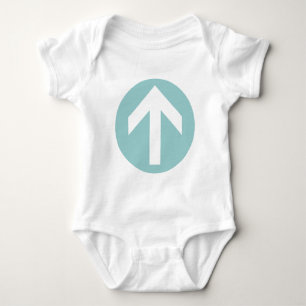 Arrow Disk Baby Strampler