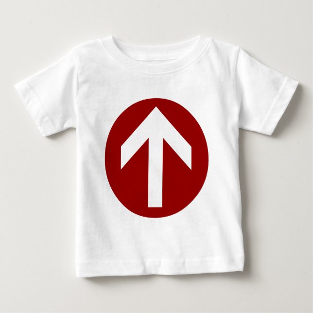 Arrow Disk Baby T-shirt (Vorderseite)