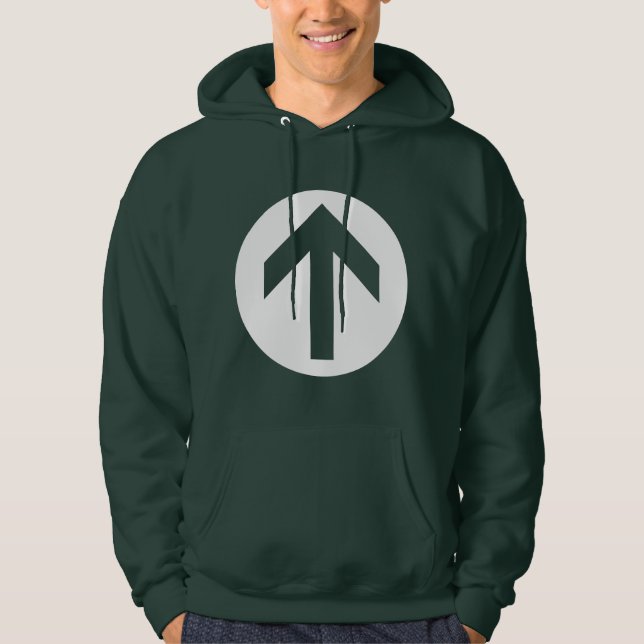 Arrow Disk Hoodie (Vorderseite)