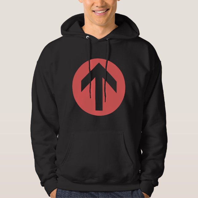 Arrow Disk Hoodie (Vorderseite)