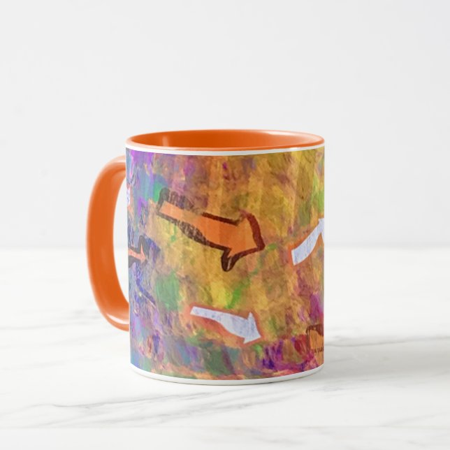 Arrow-Fisch Tasse (Vorderseite Links)