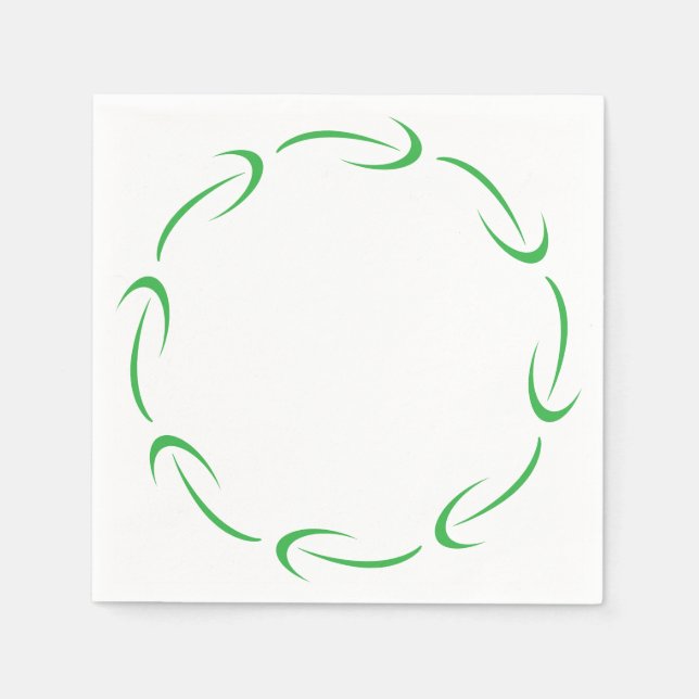 Arrow Frame Napkins Serviette (Vorderseite)