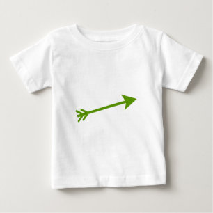 Arrow Green 15deg Das MUSEUM Zazzle Geschenke Baby T-shirt