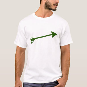 Arrow Green Dk 15deg The MUSEUM Zazzle T-Shirt