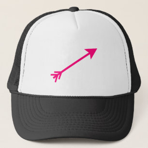 Arrow Magenta 35deg Das MUSEUM Zazzle Geschenke Truckerkappe
