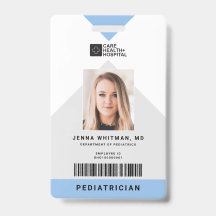 Arrow Medical Staff ID + Strichcode Vertikal