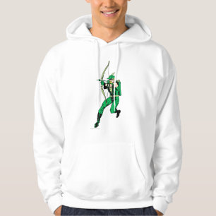 Arrow mit grüner Pfeil Hoodie