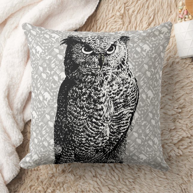 Arrow Muster Neue Baby Boys Room Forest Owl Kissen (Decke)