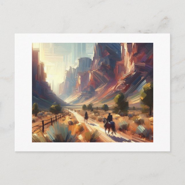 Arrow Trail Arizona, gebrochen Postkarte (Vorderseite)