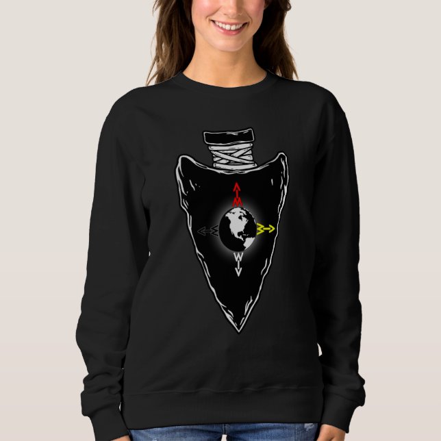 Arrowhead 1 (Aim) Indianer Sweatshirt (Vorderseite)