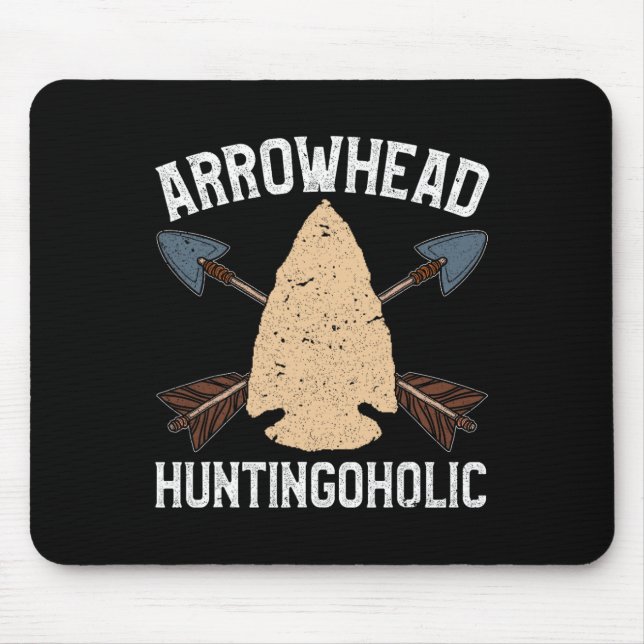 Arrowhead Hunter Shirt Funny Arrowhead Huntingohol Mousepad (Vorne)