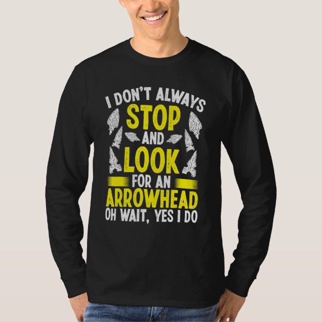 Arrowhead Hunting Alabama Flintknapper Arrowhead C T-Shirt (Vorderseite)